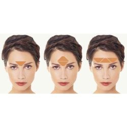 Rynkeplaster til panden og <br />mellem jenbrynene